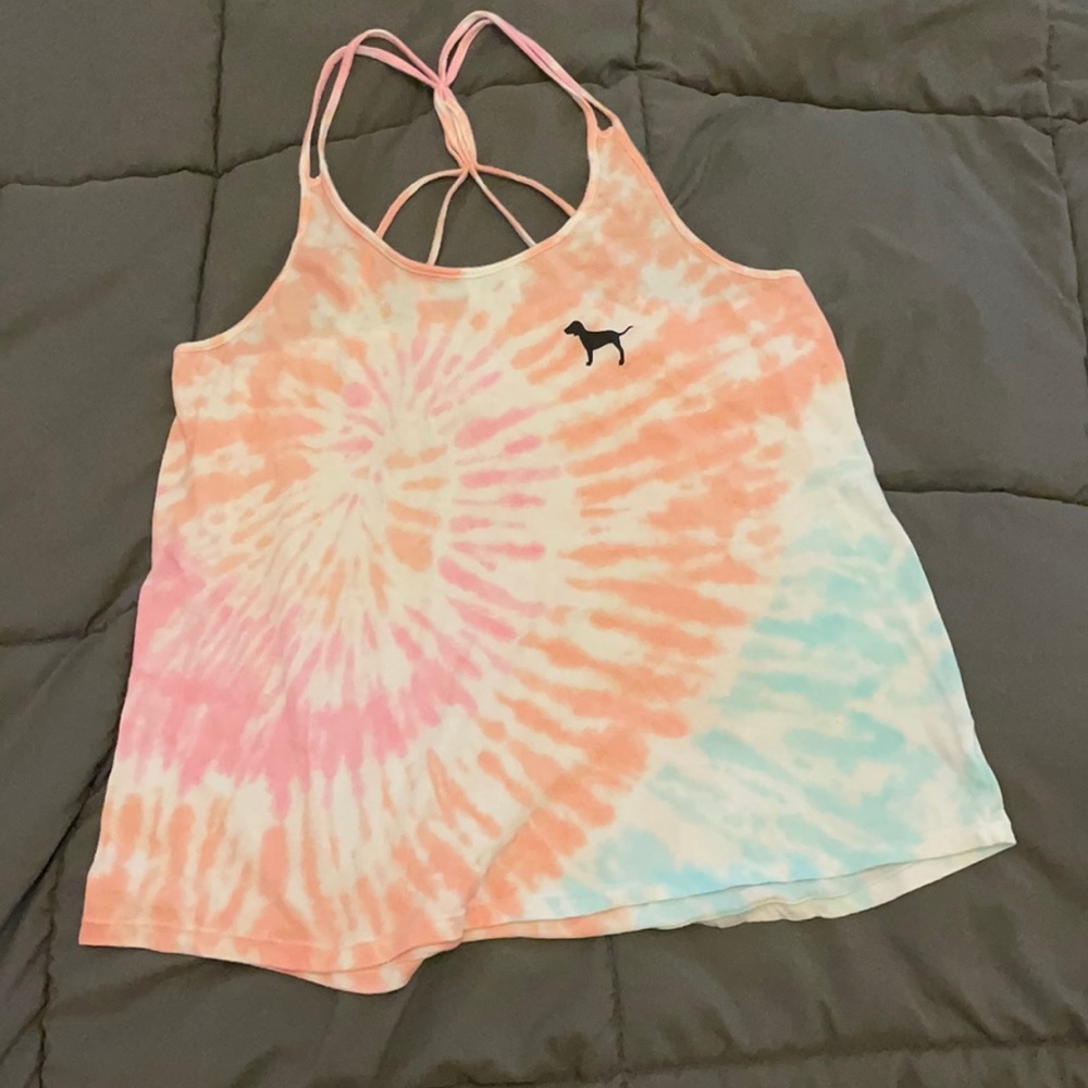 Pink brand tank
